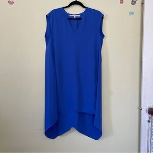 Rachel Roy Royal Blue Sleeveless Hi-Low Dress with pockets